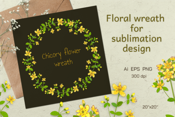 A Wreath of Hypericum Flowers: Delicate and Versatile