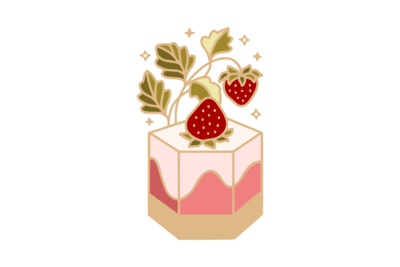 Delight in the Sweetness: Exploring the Charm of Cute Strawberry Caramel Cake