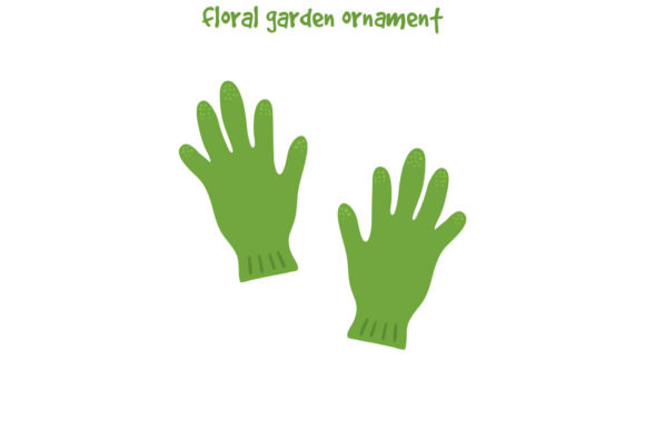Digital Gloves Vector Illustration Asset