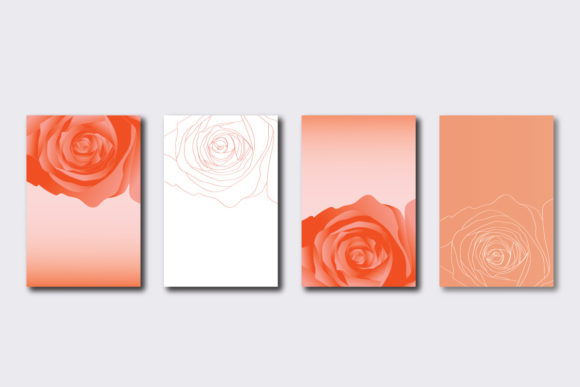 Explore the Elegance of Rose Line Art Design