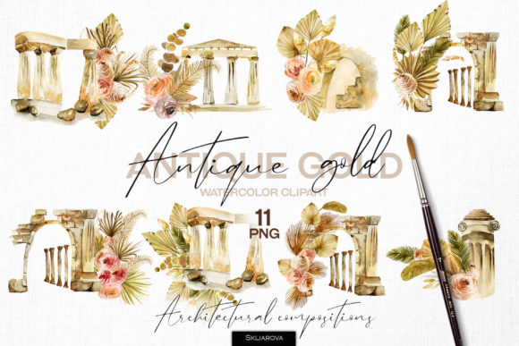 Exploring Antique Gold in Ancient Architecture: A Timeless Design Resource