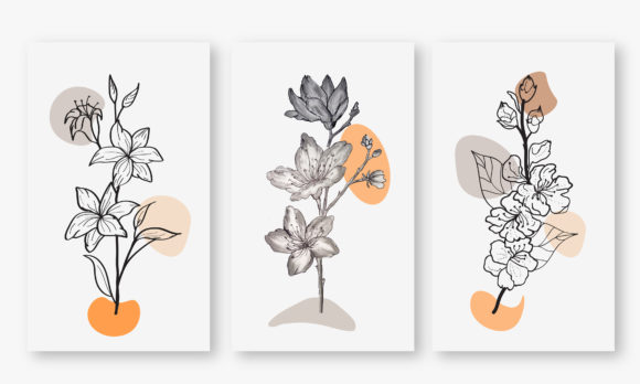 Flower Line Art Flower Set: A Versatile Tool for Creative Projects