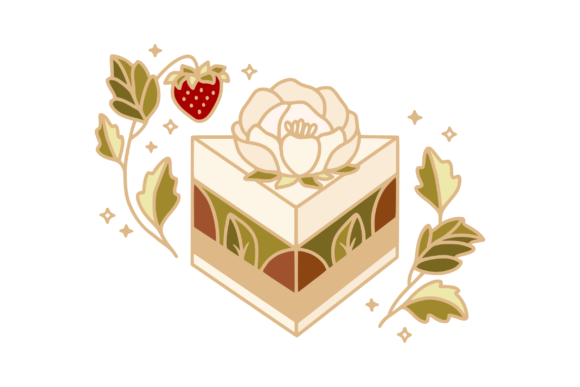 Matcha, Chocolate Cake, and Peony Flower: A Perfect Blend for Modern Creativity