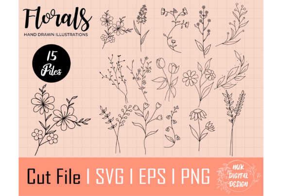 Unlocking Creativity with the Florals Bundle: A Comprehensive Guide to Hand-Drawn Designs